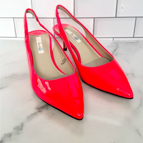 NWOT Hot Spicy Coral Boden Patent Heels Size 8 - Picture 3 of 9